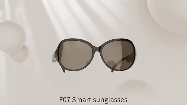 Wireless Bluetooth Smart Audio Glasses, نظارات ذكية لاسلكية بتقنية البلوتوث والصوت المدمج