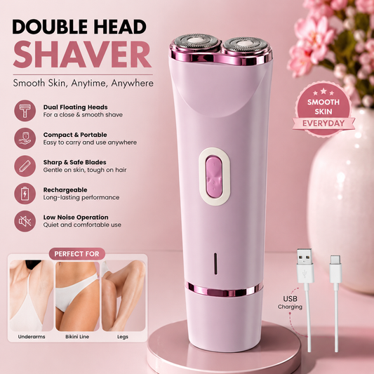 Dual-Head Electric Shaver